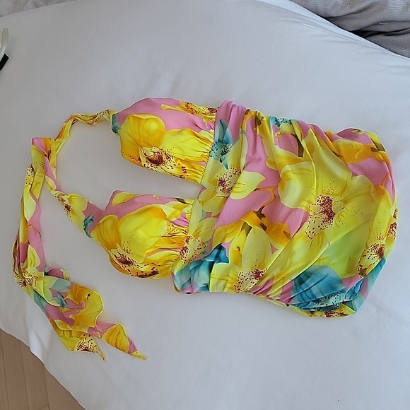 VERSACE Runway 2004 Floral Halter Top - Picture 3 of 6